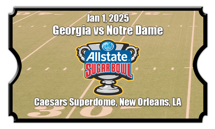 Sugar Bowl Georgia Vs Notre Dame